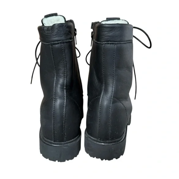 Anfibio Kiara Leather Wool-Lined Winter Boots Size 9 - Picture 9 of 12